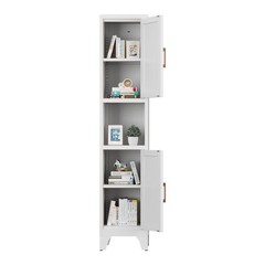 61”H Farmhouse Kitchen Pantry Cabinet with Shelves Metal Cabinet for Home,office