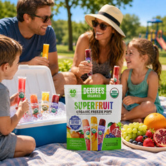Deebee’s Organic Superfruit Freezie Pops Variety, 1.35 fl oz, 40-count