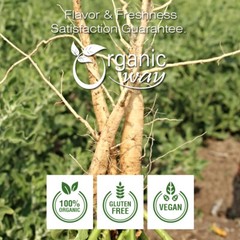 Organic Way Premium Quality Ashwagandha Root Powder (Withania somnifera)