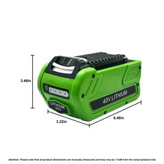 Lot 40V 6Ah For Greenworks G-MAX Lithium Battery 29472 29462 29252 20202 40 Volt
