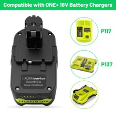 8.0Ah 18Volt For RYOBI P108 18V For One+ Plus High Capacity Lithium Ion Battery