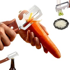 2 in 1Stainless Steel Vegetable Peeler Dual Julienne Cutter & Potato Peeler Tool