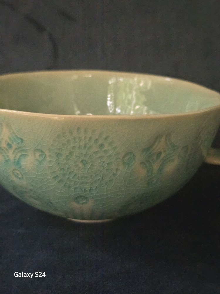 Anthropologie Old Havana Mint Oversized 10 Oz Cup – Teal