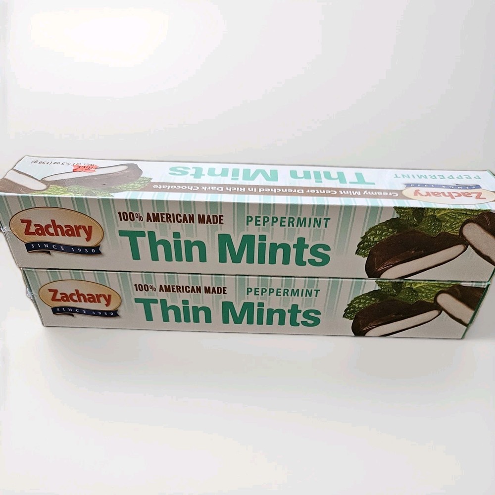 2-pack Thin Mints – Dark Chocolate Covered Peppermint Candy American Made Candy