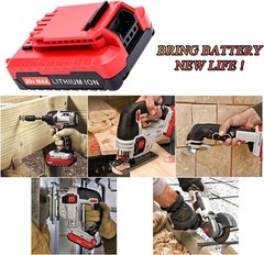 2PACK for PORTER CABLE 20V 20 Volt Lithium Battery /Charger Max PCC680L PCC685L