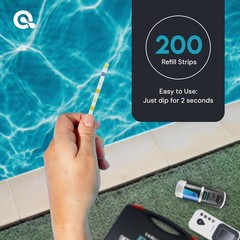 AquaDoc 7-in-1 Pool & Spa Strips 200 Count Water Testing Kit