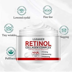 LGRAMER Retinol & Collagen Lifting Firming Face Cream – Vitamin C, Hyaluronic Ac