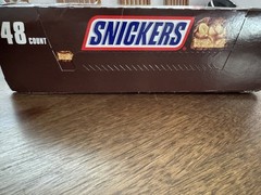 Snickers Chocolate Candy Bars 48 Count Peanut Caramel 1.86 oz Box Exp 02/2027