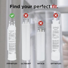 Frigidaire FPPWFU01 PurePour PWF-1 Refrigerator Water Filter 1 Count