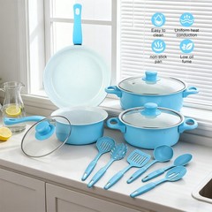 13Pcs Pots and Pans Set Nonstick Cookware Sets Non Stick Induction Cooking Set