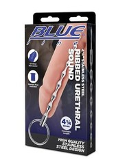 Blue Line Ribbed Urethral Sound 4.25in – Stainless