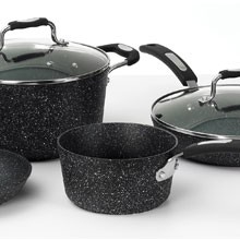 The Rock 16cm (6.5″) Non-Stick Egg Fry Pan – Durable Forged Aluminum – Oven Safe