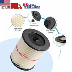 Replacement Cartridge Filter for Shop Vac Craftsman 9-17816 Wet Dry Air Filter