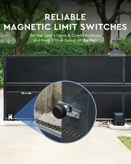 CO-Z Round Magnetic Limit Switches Nylon Gate Magnets for Sliding Gate Opener
