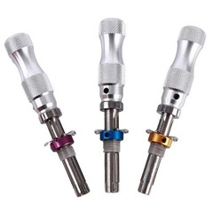 3PCS Tubular 7 Pins Tool Stainless Adjustable Tool 7mm 7.5mm 7.8mm 3 Inner Rods