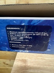 HydroLogic Water UV Sterilizer kit