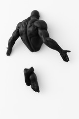 Man Coming Out Of Wall Sculpture, 32 cm/12.5 in, Wall Art, Wall Decor