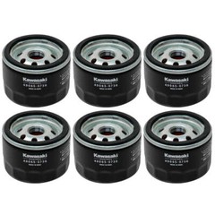 6PK Genuine OEM Kawasaki 49065-0736 Oil Filters 4906-50721 49065-7007