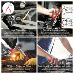 Electrical Disconnect Pliers 60° Automotive Electrical Connector Separator US
