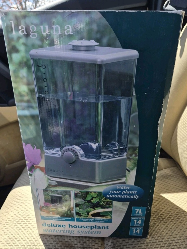 Laguna Deluxe Houseplant Watering System New Box Damge Unused 7 Liter, 14 Days