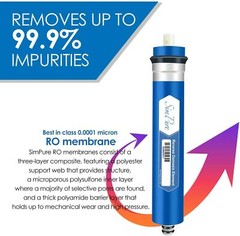 10″ X2.5″ Water Filter Cartridge Replacement Reverse Osmosis For Purifier System