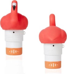 XY-WQ Flamingo Chlorine Floater for 1″ Tab ONLY, Mini Floating Pool Chlorine
