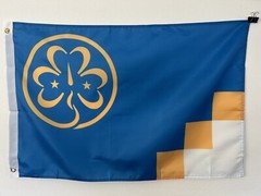 2 x 3 Foot, 2′ x 3′ World Association of Girl Guides and Girl Scouts Flag Bx40