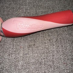 Vintage Ice Cream Scoop Red Cream Swirl Handle Hand Wash Only Kitchen Utensil