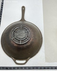 Lodge 14 Inch Cast Iron Wok with Long Handle and Assist Handle USA