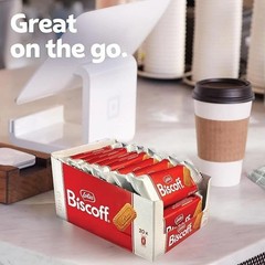 Lotus Biscoff Cookies, 17.6 Oz, Dispenser Box (20 sleeves of 2 XL cookies) New