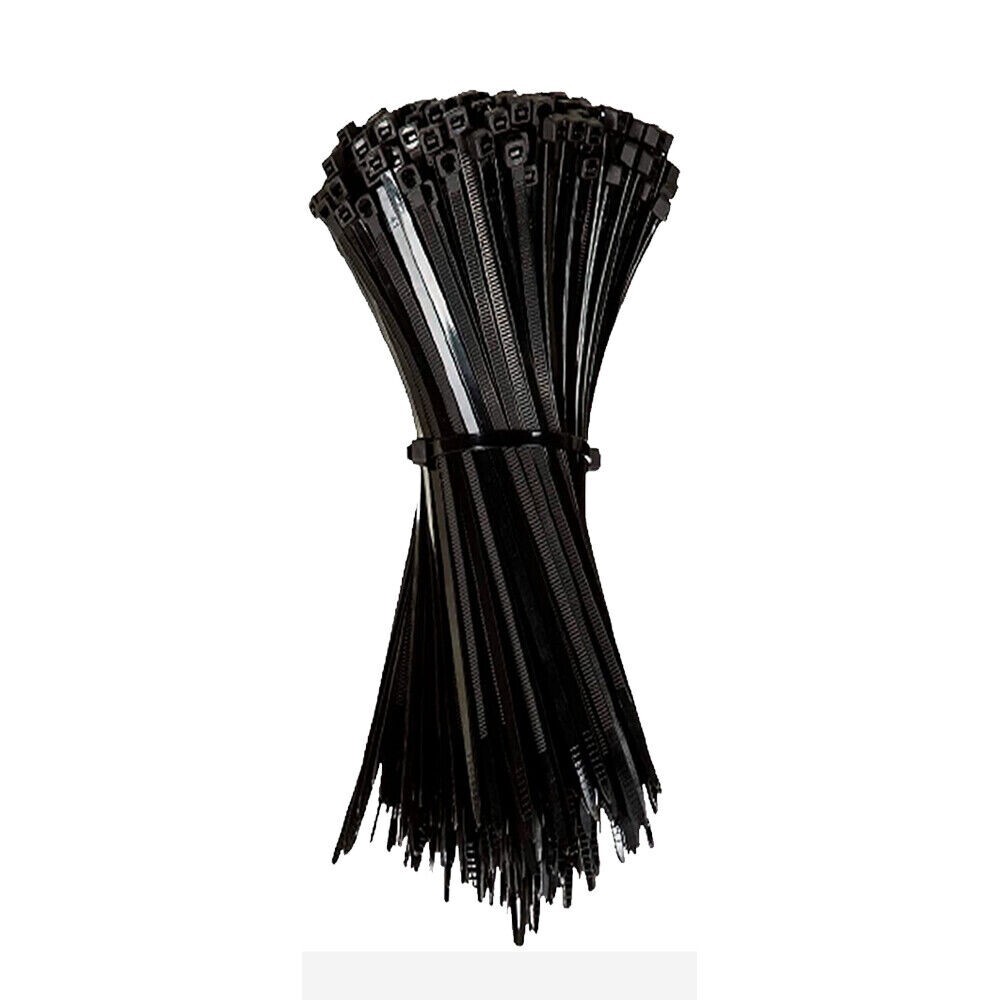 100 8″ Cable ZIP TIES Heavy Duty Strong Ultra Nylon Wrap Wire Cord UV Resistant