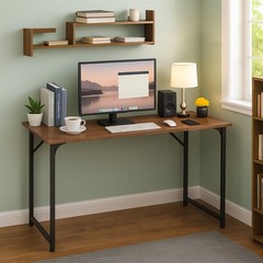 Computer Desk, 47 inches Home Office Desk Writing Study Table Modern Simple
