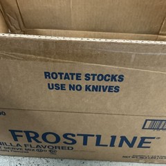 Lot Of 6, 6 Lb Bags Frostline Vanilla Soft Serve Ice Cream Mix Lactose (02/2026)