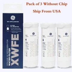 3Pack GE XWFE Refrigerator Replacement Water Filter （Without Chip❗Without Chip❗）