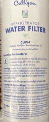 Culligan Water Filter CUW4 Replaces Whirlpool Everydrop Filter 4”. White NOB