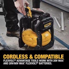 2.5 Gal. 140 Psi Portable Cordless Air Compressor FLEXVOLT Advantage (Tool Only)