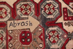 Red Traditional Geometric Area Rug 4×6 Hand-knotted Wool Carpet for Any Room