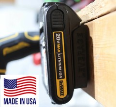 6 / 6 Combo Pack DeWALT 20V 60V Tool & Battery Mounts/Hangers/Holders- BEST FIT!