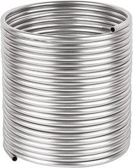 Wort Chiller 3/8″ X 50Ft 304 Stainless Steel Tubing Coil – Food Grade Immersion