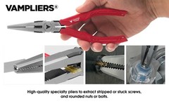 VAMPLIERS 7.5″ Screw Extractor Long Nose Pliers Made in Japan High Carbon Steel