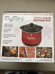 My Mini Chocolate Dipping Pot 20 Oz Capacity 40 Watts 120 Volts 60 Hz Ceramic