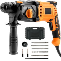 Rotary Hammer Drill Corded Drills 1″ 4 Modes SDS-Plus Chipping Hammers