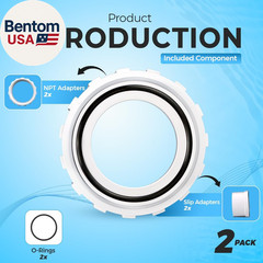 Salt Cell 2″ Union Replacement Kit for Only Hayward & Goldline Chlorine Generato
