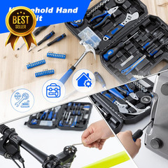 179 Piece Home Tool Kit General Household Hand Tool Set with Portable Storage Bo