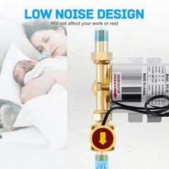 Electric Automatic Home Shower Washing Machine 90W Water Booster Pump