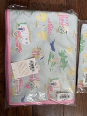 NWT Girls Beaufort Bonnet Bahama Bound Throw Blanket + One Piece 6-12 Months