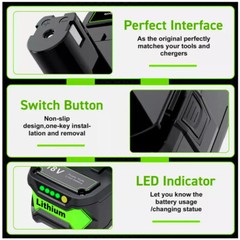 2PACK For RYOBI 18V 8.0Ah P108 High Capacity Battery 18Volt Lithium-Ion One Plus