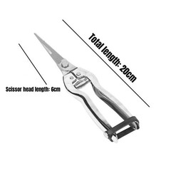 Stainless Steel Gardening Scissors Pruning Shears Fruit Tree Trimming Tool