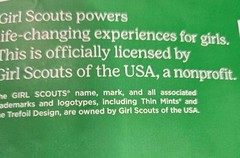 Edward Marc Chocolatier Girl Scouts Thin Mints Snappers 16 Ounce, Kosher