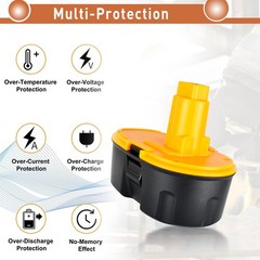 18V 7.0Ah 6Ah Battery / Charger For Dewalt 18 VOLT DC9099 DC9096-2 DC9096 DC9098